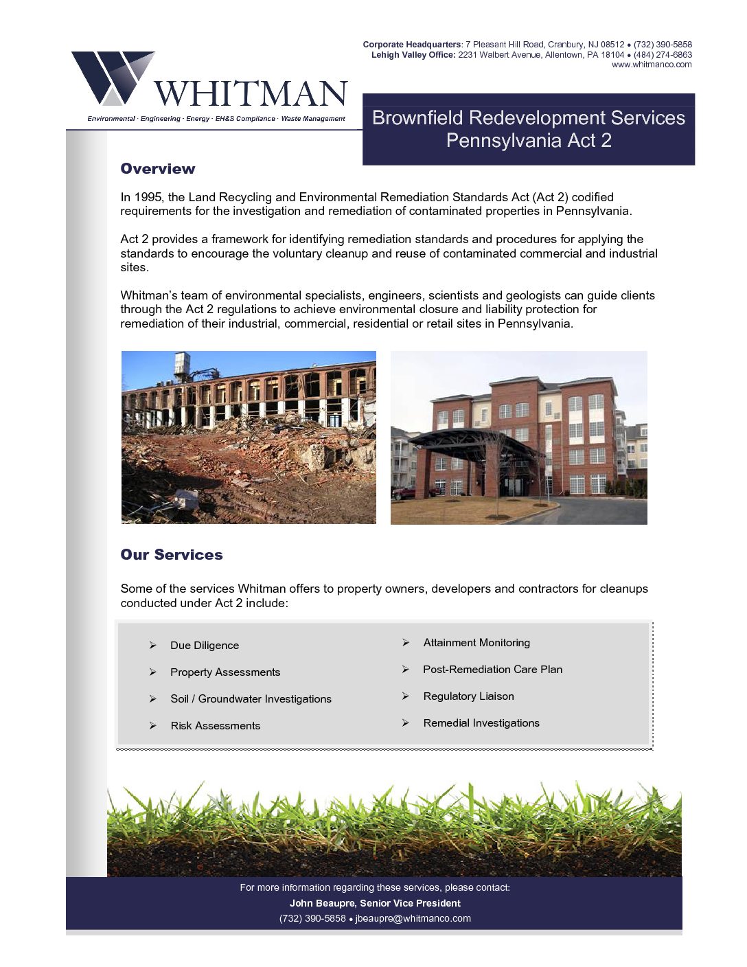 whitman-brownfield-pa-act-2-services